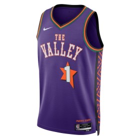 Camiseta Hombre NBA Phoenix Suns Devin Booker 2024-25 Nike City Edition Violeta Swingman